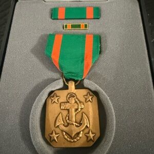 Medal with Ribbon Medal award in good condition and still in the box